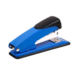 Bán sỉ nhà văn phòng stapler mặt hàng chủ lực-Bán Hot Nhựa Văn Phòng Tiêu Chuẩn Nửa Dải 25 Tờ Hướng Dẫn Sử Dụng Stapler Nhỏ Gọn Với 100 Staples Công Suất
