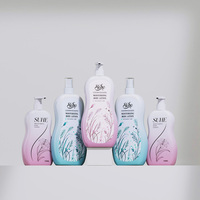 Bouteilles vides en plastique PE de luxe pour gel douche, lotion, shampoing, après-shampoing, avec pompe à lotion 150ml/250ml, pour visage et faux cils