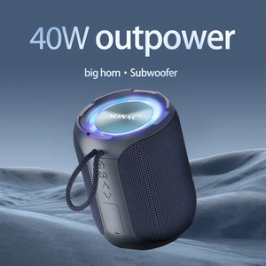 ลำโพงไร้สายพกพา <span class=keywords><strong>Sonac</strong></span> A8 40W RGB กันน้ำ พร้อมแบตเตอรี่ในตัว มาตรฐาน IPX7 รองรับการเชื่อมต่อ AUX สำหรับใช้งานกลางแจ้ง - Product Image 5