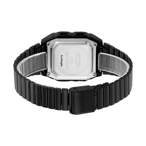 <span class=keywords><strong>Orologio</strong></span> Elettronico Classico Retrò Quadrato Piccolo in ABS per Uomo, Studente, Uso Quotidiano, Multifunzione, Sportivo, in Acciaio Inossidabile - Product Image 3