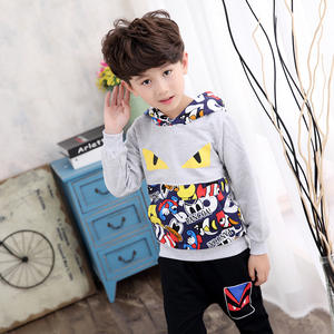 Conjunto de Ropa Infantil al por Mayor, Pantalones y Sudadera con Estampado para Niños - Product Image 3
