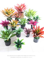 Plantes artificielles personnalisables, plante artificielle en pot réaliste pour la décoration de la maison et du bureau