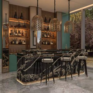 Marbre naturel noir Hard Bugley avec des touches de blanc assorties - Product Image 4