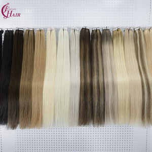 Extensions de cheveux indiens Remy vierges 10A de haute qualité en gros, longue durée de vie, à poser avec ruban adhésif, disponibles en plusieurs couleurs - Product Image 4