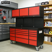 Hyxion, armoire à outils robuste en acier inoxydable SS430, 72 pouces, à la surface froide au toucher, résistante à l'humidité, chariot à outils, vente chaude, atelier de garage, mécanicien