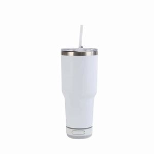 Bluetooth-Enabled <b>Double</b> <b>Wall</b> Stainless Steel Coffee Mug With Custom Color and Logo Gift Bottle - Product Image 2