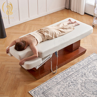 Table de massage thaïlandaise professionnelle Chuque Modern Beauty Salon, 3 moteurs, électrique, réglable, pour soins cosmétiques et extensions de cils, avec éclairage