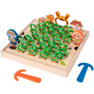 Newstyle jouet d'apprentissage précoce avec ferme récolte carotte Alphabet langue pour enfants jouet d'apprentissage tirer carotte