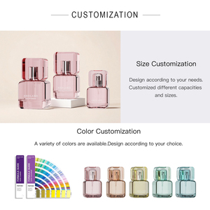 30ml 50ml 100ml Special Design Luxury Perfume Glass <b>Bottle</b> with Pump Customizable Color Coating Premium Packaging with <b>box</b> - Product Image 6