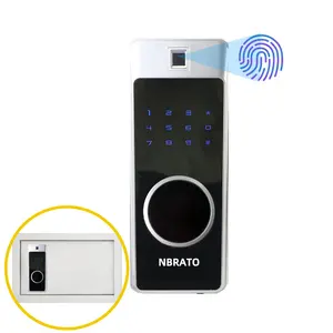 Safe Box Combination Password Digital Code Biometric Fingerprint Safe Lock With Emergency Power Port