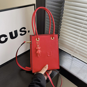 <span class=keywords><strong>Bolso</strong></span> Tote de Gran Capacidad con Letras en Relieve, Moderno y Elegante, de Alta Calidad, Marca TOUSES, para Llevar al Hombro o Cruzado - Product Image 2