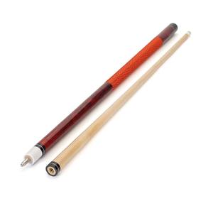 KB122 Bois à motifs naturels de haute qualité 1/2 érable fendu 13mm Wrap Grip Plastic Butt 2-Piece Pool Billiard Snooker Cues - Product Image 4