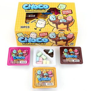 Mini sucettes colorées en forme de guimauve avec un bonbon enrobé de perles - Product Image 2