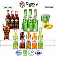 Fabricant chinois OEM de boissons gazeuses, eau gazeuse aromatisée au citron, cola, vente en gros, bouteilles de boissons à marque privée 500ml