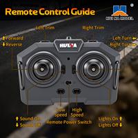 Camión Contenedor Semirremolque de Aleación Fundida a Presión a Escala Completa 2.4G RC 1:64 Modelo 12CH con Luces y Sonidos de Alta Realidad HuiNa 9900