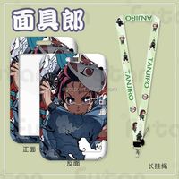 Offre Spéciale : Porte-badge anti-perte Anime Japonais avec cordon, étui pour carte d'identité de bus et de travail