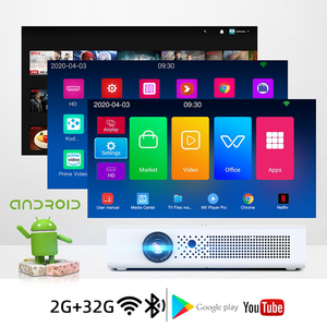 Máy Chiếu Di Động <span class=keywords><strong>Mini</strong></span> BYINTEK R19 <span class=keywords><strong>3D</strong></span> 4K, Máy Chiếu Pico Video Thông Minh Android LED DLP Full HD 1080P WIFI Tại Nhà Cho Rạp Chiếu Phim 4K - Product Image 3