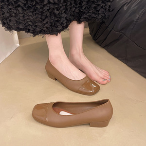 נעלי נשים חדשות לאביב ולקיץ, סנדלים בצבע אחיד, סנדלי עקב פלטפורמה אופנתיים לנשים - Product Image 4