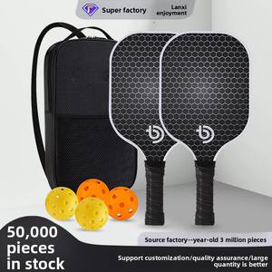 Pagaie de Pickleball durable en fibre de carbone avec planche en nid d'abeille Sports de plein air Pagaie de Pickleball transfrontalière OEM - Product Image 3
