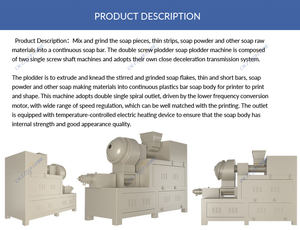 Industrial Automatic Soap Bar Extruder Dual Spiral Vacuum Press Machine Commercial Soap <b>Equipment</b> Bearing Core High Productivity - Product Image 6