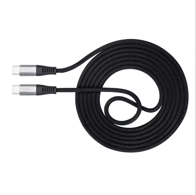 Factory Direct Sales Fast Charging PD 100W 5A/6A USB2.0 C-C Connector Pure Copper Conductor Nylon Braided Type-C Data Cable