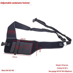 กระเป๋าไนลอนอเนกประสงค์, ซองหนังสะพายไหล่ยุทธวิธีใช้ได้ทั่วไปสามารถโทรออกได้อย่างรวดเร็วสำหรับ<span class=keywords><strong>1911</strong></span>ซ่อนที่แขนหนังทนทาน - Product Image 2