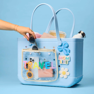 Lindos adornos de EVA para bolsos, decoraciones coloridas de verano para bolsos de playa, accesorios de EVA para bolsos de mano, colgantes personalizados DIY para bolsos. - Product Image 2