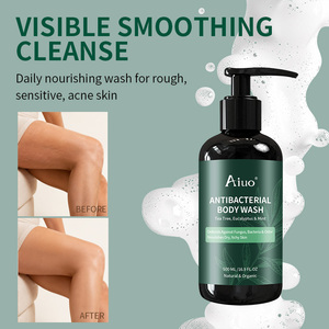 <span class=keywords><strong>Gel</strong></span> <span class=keywords><strong>Douche</strong></span> Antibactérien <span class=keywords><strong>Anti</strong></span>-Acné Bio à l'Arbre à Thé, Eucalyptus et Menthe pour Apaiser les Peaux Irritées - Marque Blanche - Product Image 5