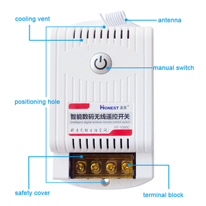 Rf Thông Minh Kỹ thuật số công nghiệp DC 48V 36V 24V 12V chuyển đổi từ xa on/off Receiver điều khiển không dây chuyển đổi cho động cơ và ánh sáng - Product Image 4
