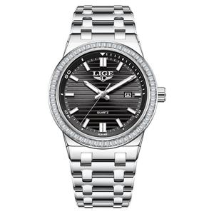 Reloj de Hombre de Aleación y Cristal con Logotipo Personalizado, Resistente al Agua, de Cuarzo, Luminoso, con Fecha, Estilo Ejecutivo, Gran Venta - Product Image 4