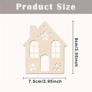 Maisons en bois à peindre soi-même, décorations de fête sur le thème <span class=keywords><strong>des</strong></span> <span class=keywords><strong>contes</strong></span> - Product Image 3