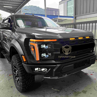 Kit de conversion de carrosserie pour pick-up : Amélioration de la face avant, pare-chocs, lèvres de pare-chocs et jupes latérales pour Ranger T6 T7 T8, transformation en F150 2025