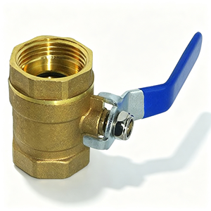 Robinet à boisseau sphérique en acier inoxydable 1 pièce, filetage NPT BSP femelle, passage complet, pour conduite d'eau, avec levier marche/arrêt, résistant à la corrosion, ensemble de fixation - Product Image 1