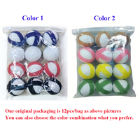 Bola Golf Tempur Multi-warna Bola Golf Lengket Ramah Lingkungan Tahan Lama Bola Latihan Golf Mainan Olahraga Luar Ruangan/Dalam Ruangan