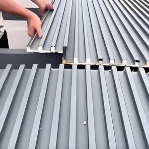 Panneaux isolés par feuille en aluminium imperméable de clignotant de toit pour l'atelier d'entrepôt de chambre froide - Product Image 1