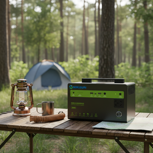 بطارية تخزين طاقة محمولة NIKiSUN للاستخدام الخارجي بقدرة 300 واط و220 فولت، بطارية ليثيوم حديد فوسفات للاستخدام في حالات طوارئ السيارات، موديل أستراليا والولايات المتحدة - Product Image 1