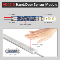 Interruptor Inductivo Inteligente DC5V 12V 24V 4A, Interruptor de Luz Inteligente para Gabinete, No Requiere Perforación, Sensor de Puerta