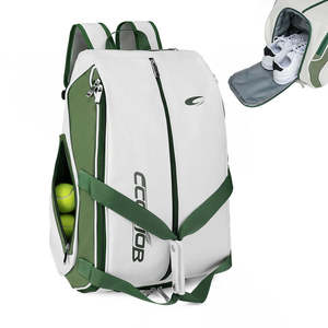 <span class=keywords><strong>Sac</strong></span> <span class=keywords><strong>de</strong></span> raquette <span class=keywords><strong>de</strong></span> <span class=keywords><strong>tennis</strong></span> en cuir PU imperméable personnalisé avec compartiment à chaussures 50-70L <span class=keywords><strong>Sac</strong></span> à dos <span class=keywords><strong>de</strong></span> <span class=keywords><strong>sport</strong></span> pour un rangement pratique - Product Image 1