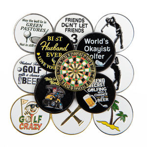 Marqueur de balle de golf léger OEM en acier inoxydable, marqueurs de balle de golf personnalisés avec logo, marqueur de golf en laiton personnalisé - Product Image 6