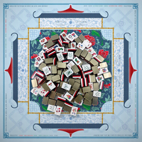 Mahjong Créatif Personnalisé avec des Tuiles de Noël Amusantes pour les Fêtes de Jeunes et les Activités de Réunion Sociale