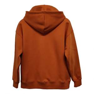 Coton de luxe personnalisé brodé pour hommes poids lourd coupe régulière mode Streetwear pull à capuche pour l'automne - Product Image 3