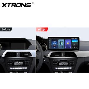 XTRONS Radio de Coche Android de 12.3 Pulgadas para Benz Clase C W204 2011-2014 LHD, Pantalla Antideslumbrante 2K, Qualcomm 662 Octa Core, 8+128GB, 4G, BT5.1 - Product Image 6