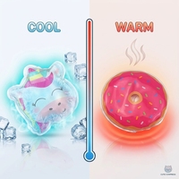 Compresse de gel personnalisée super mignonne en forme de dessin animé, avec perles de gel, pour compresses chaudes et froides, soulagement de la douleur pour toutes les parties du corps
