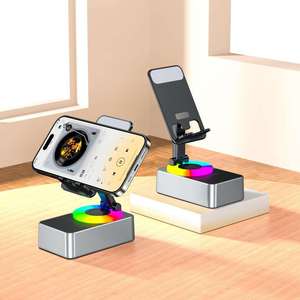 360 Degree Rotating 3-in-1 Wireless for <b>Speaker</b> with Charging Dock Phone <b>Stand</b> Car Mount - Product Image 1
