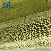 China Lieferant 3k 240gsm Waben Aramid Kevlars Carbon Aramid Faser Stoff