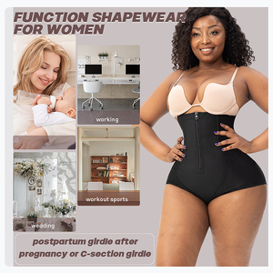 <span class=keywords><strong>Faja</strong></span> Reductora y Moldeadora para Mujer, de Cintura Alta, con Control Abdominal y Levantamiento de Glúteos, Tipo <span class=keywords><strong>Short</strong></span> - Product Image 4
