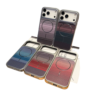 Nouvelles coques de téléphone portable en fibre de carbone avec charge magnétique sans fil, antichoc pour iPhone 18/18air/18pm/18pro - Product Image 1