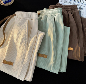 Quần Nam Thời Trang <span class=keywords><strong>2025</strong></span> Kiểu Mới Chất Liệu Polyester Cao Cấp Bán Buôn Thể Thao Rộng Rãi Thoải Mái Unisex Quần Dài Ống Thẳng - Product Image 1
