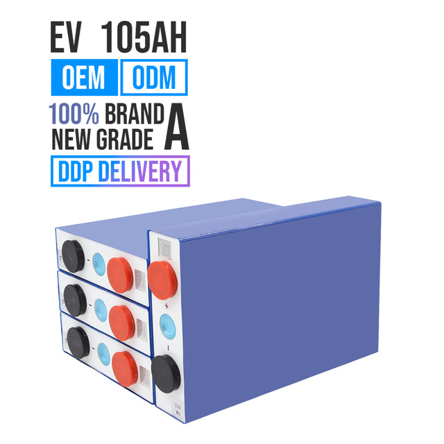 Brand New a Grade 3.2v EV105ah Prismatic Lithium Ion Battery Cell Lifepo4 3.2v 105ah Battery for EV
