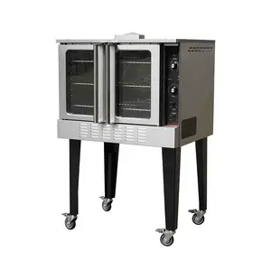 Electric industrial bakery ovens hotel kitchen commercial gas convection oven with removable caster